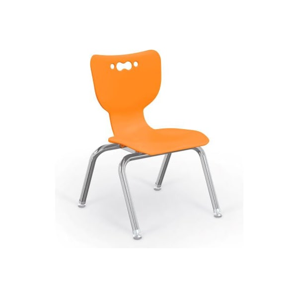 Mooreco Balt Hierarchy 12 Plastic Classroom Chair - Set of 5 - Orange 53312-5-ORANGE - main